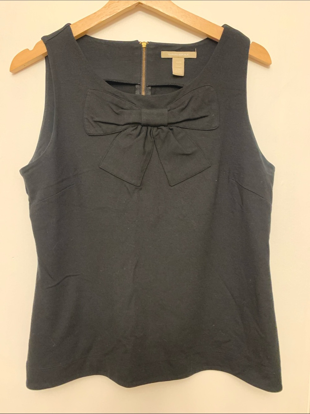 Banana Republic Black Bow Top